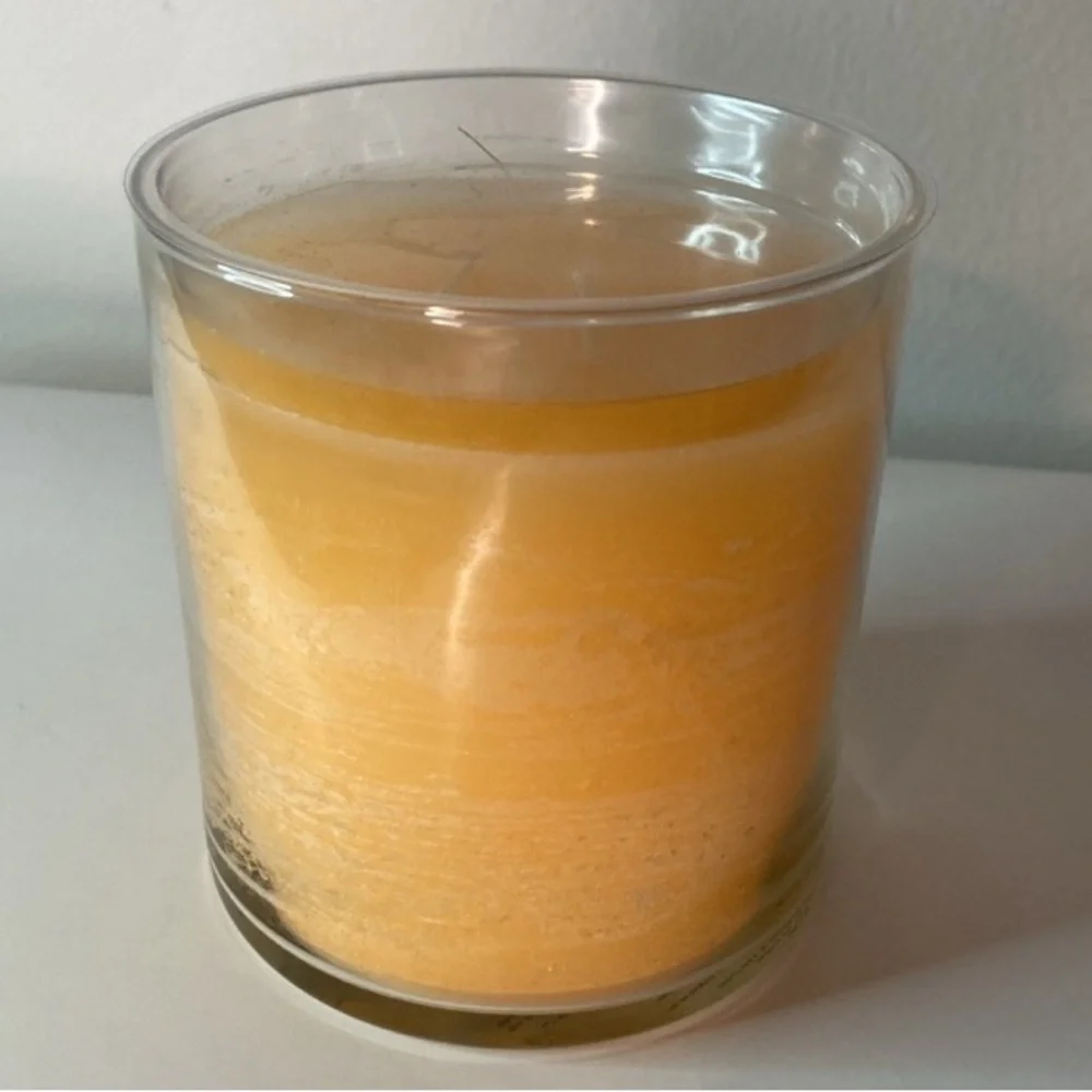 Partylite Glolite Juicy Clementine 2 Wick Candle Jar G26360 New In box